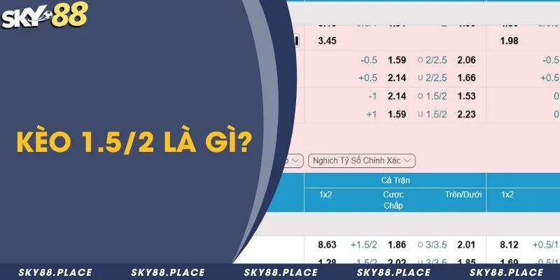 Kèo 1.5/2 là gì? Tổng hợp thống kê xu hướng kèo để cược chính xác 1 Kèo 1.5/2 là gì?
