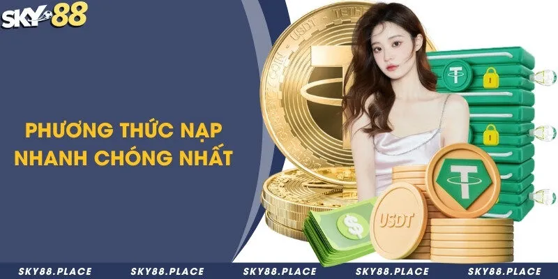 Nạp tiền Sky88 trong vài phút - Không lo trễ nhịp cá cược 3 Phương thức ví điện tử và tiền ảo được nhiều người sử dụng và đánh giá dễ nhất