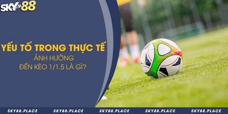 Kèo 1/1.5 là gì? Tìm hiểu cách đọc kèo và các yếu tố ảnh hưởng 3 Yếu tố trong thực tế ảnh hưởng đến kèo 1/1.5 là gì?